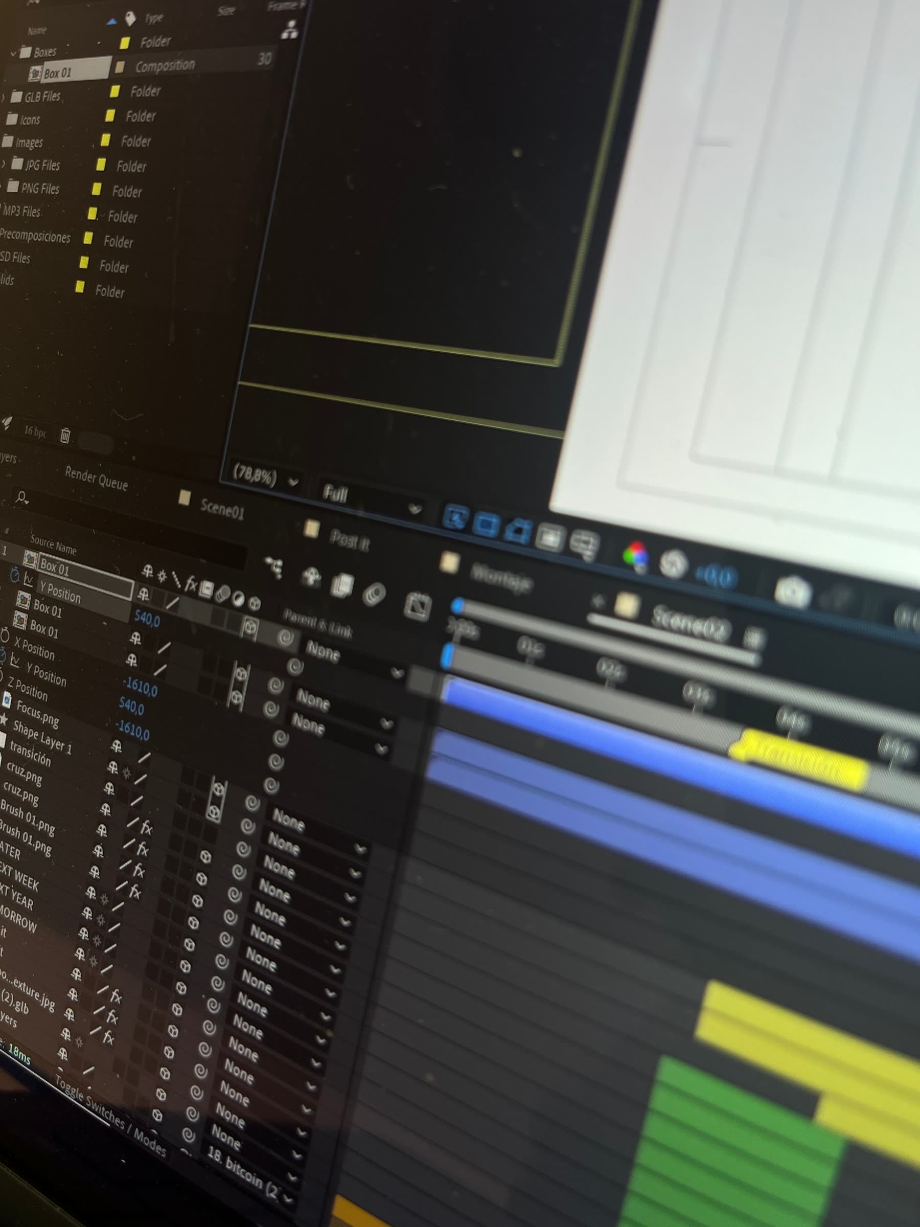 Schnitt-Timeline im Videoschnittprogramm